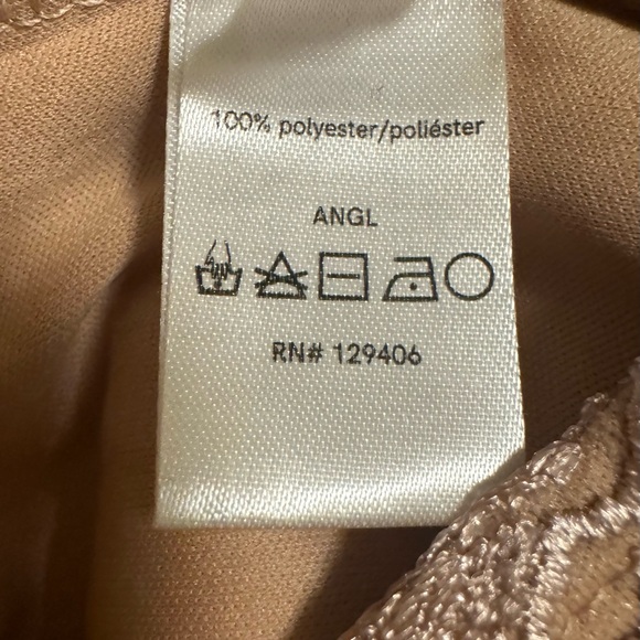 NWT Venus Dress, Blush Pink with Gold Sequin Detail, Women’s Size 16 - Picture 9 of 10